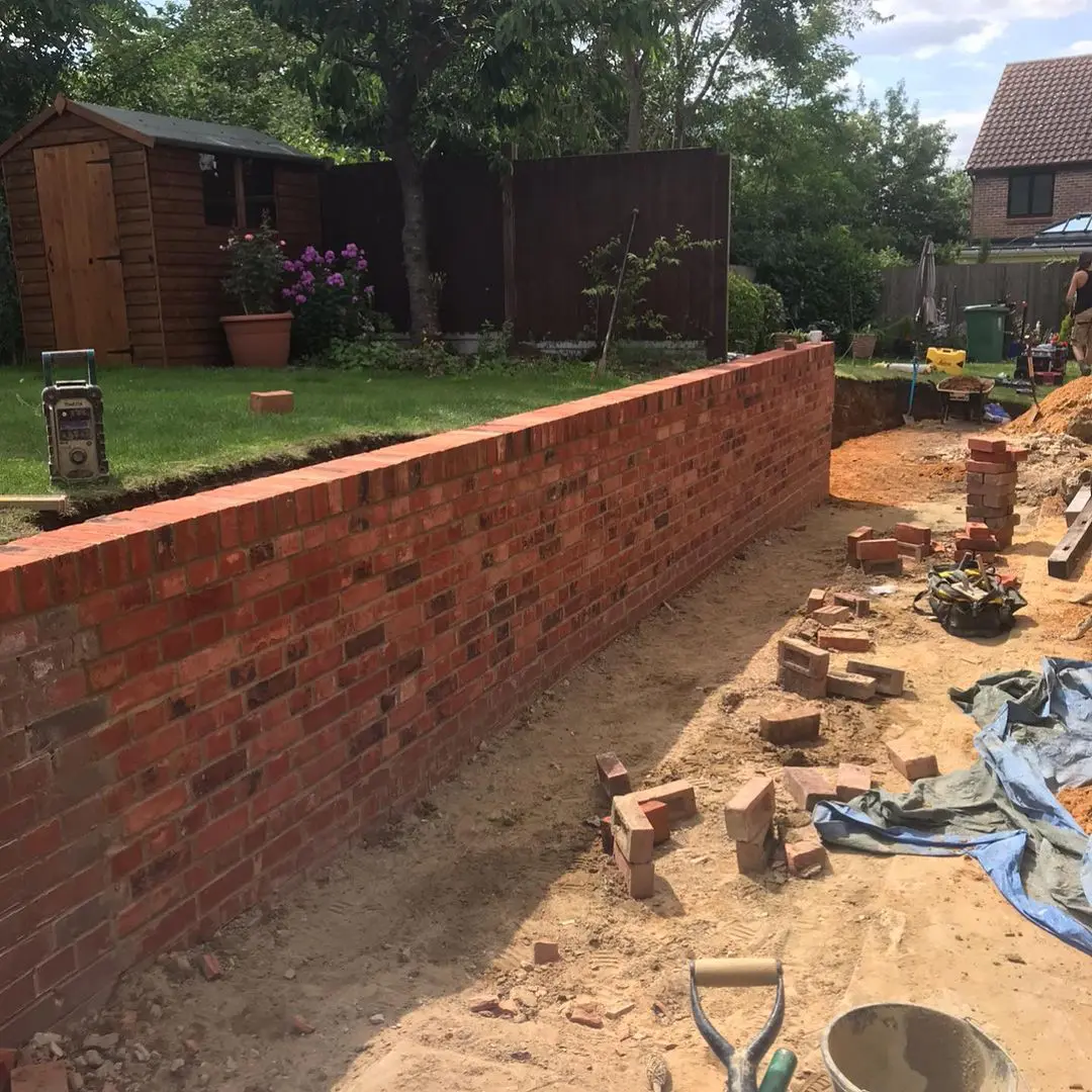 Dunmow Retaining Wall - photo 2